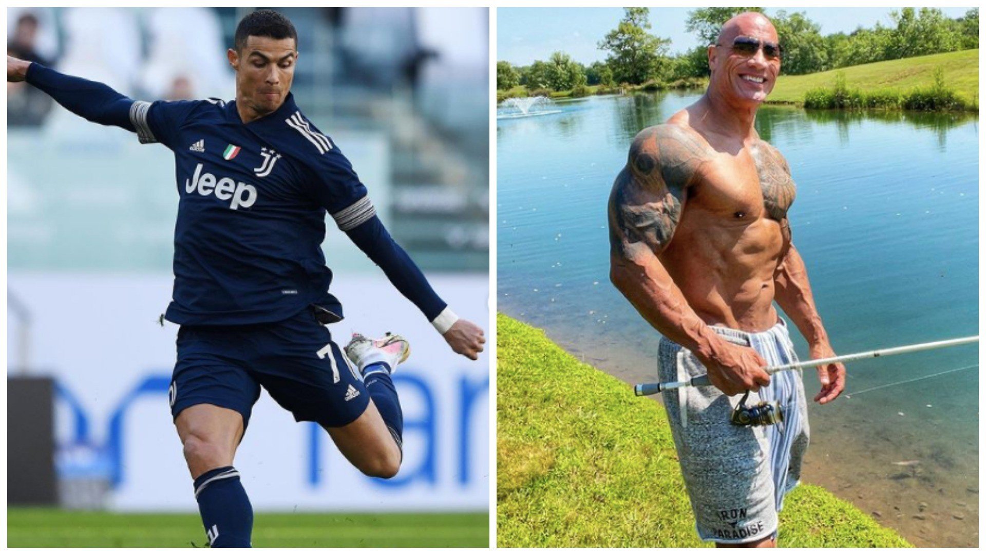 Dwayne Johnson And Cristiano Ronaldo