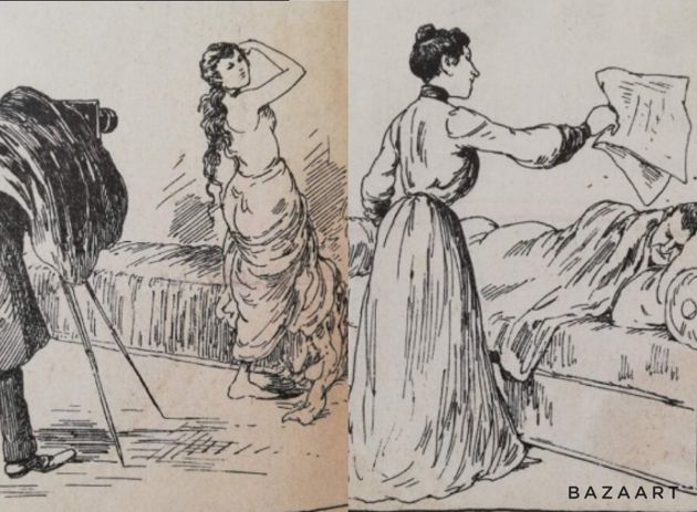 Как себя должна вести идеальная жена. Мудрые иллюстрации из журнала конца 19 века