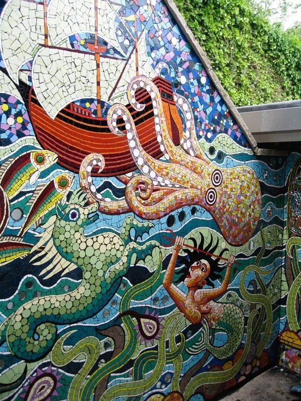 Мозаичные росписи и их необычайная красота, способная превратить стены в настоящее произведение искусства