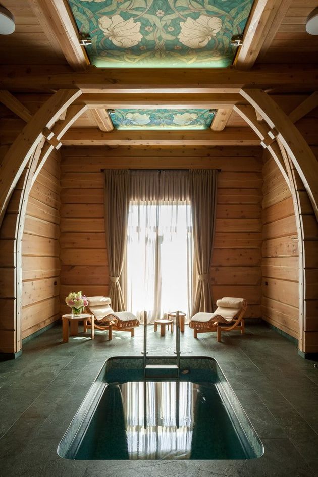 7 уютных примеров обустройства комнаты отдыха в бане для тех, кто любит приятно время провести