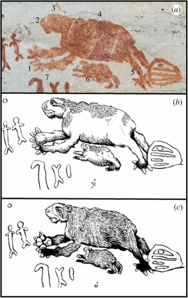 На рисунке изображен отпечаток вымершего животного обитавшего около 415 360 млн лет назад
