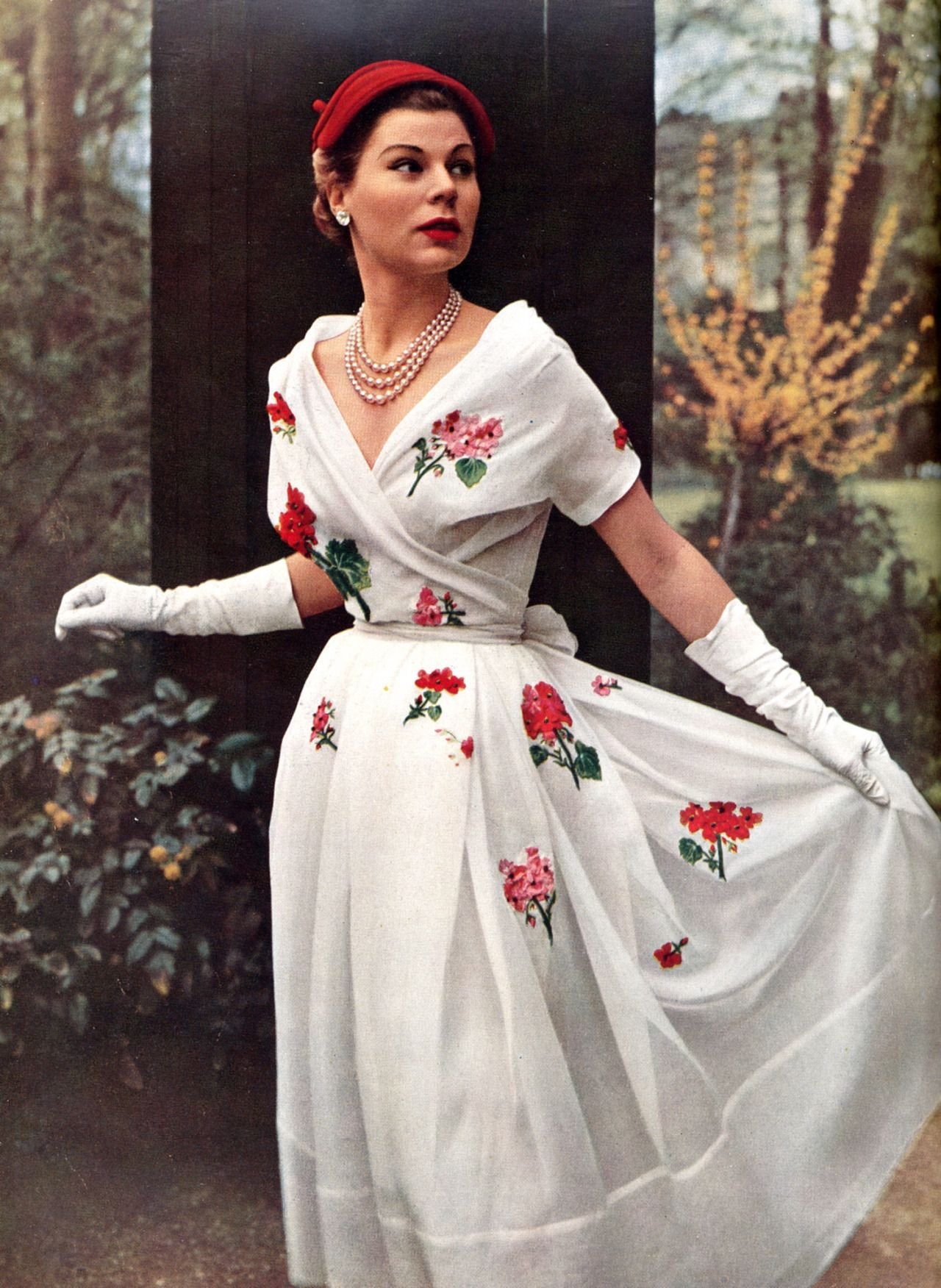 Платье в стиле 40 50 годов