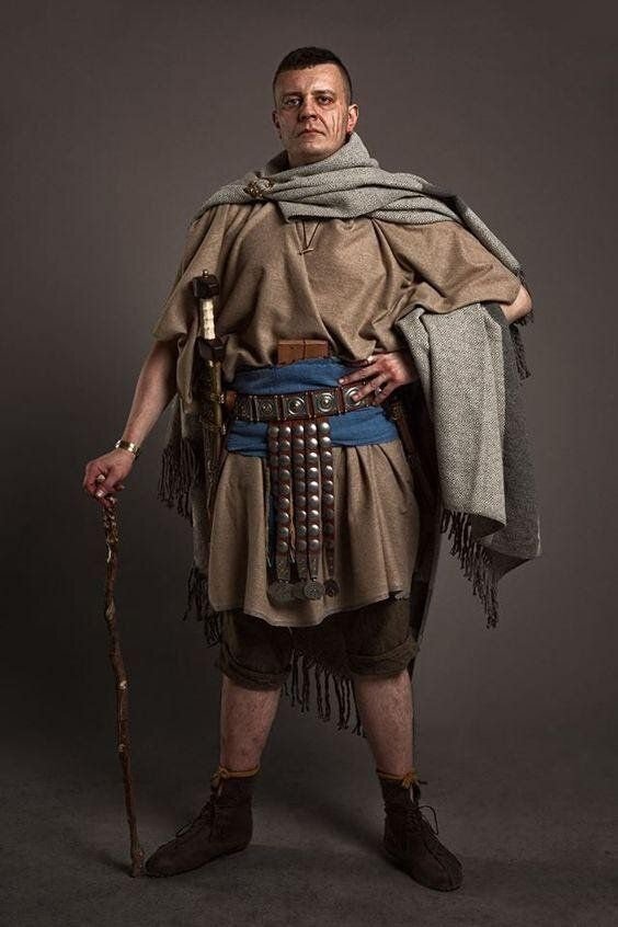Древняя мужская одежда