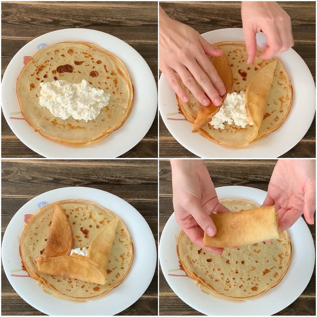 Заворачиваем красиво блины. Блины конвертиком. Блинчики треугольником с начинкой как завернуть. Как сворачивать блины с начинкой. Способы складывания блинчиков с начинкой.