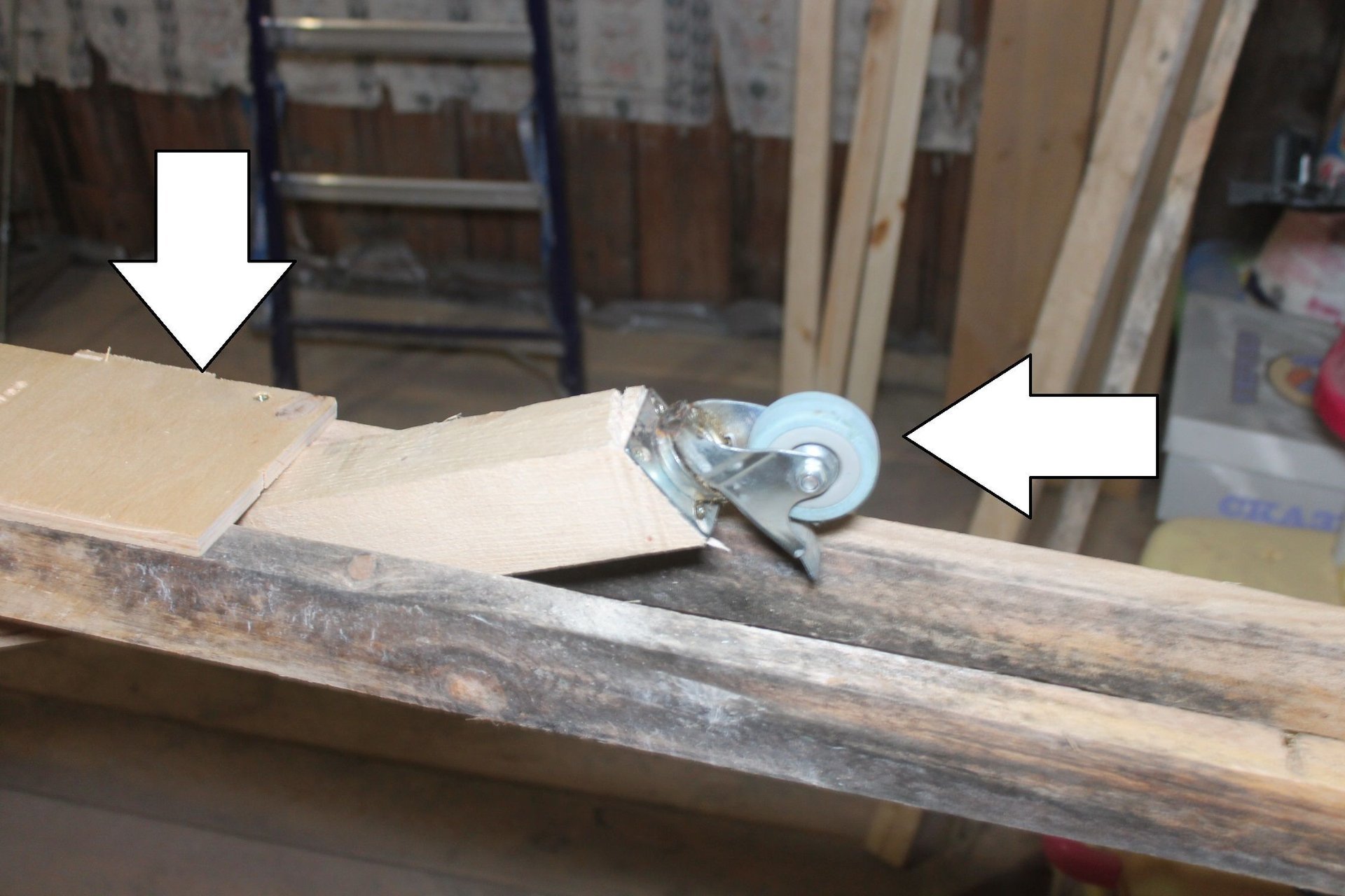 Закладная из фанеры под гипсокартон