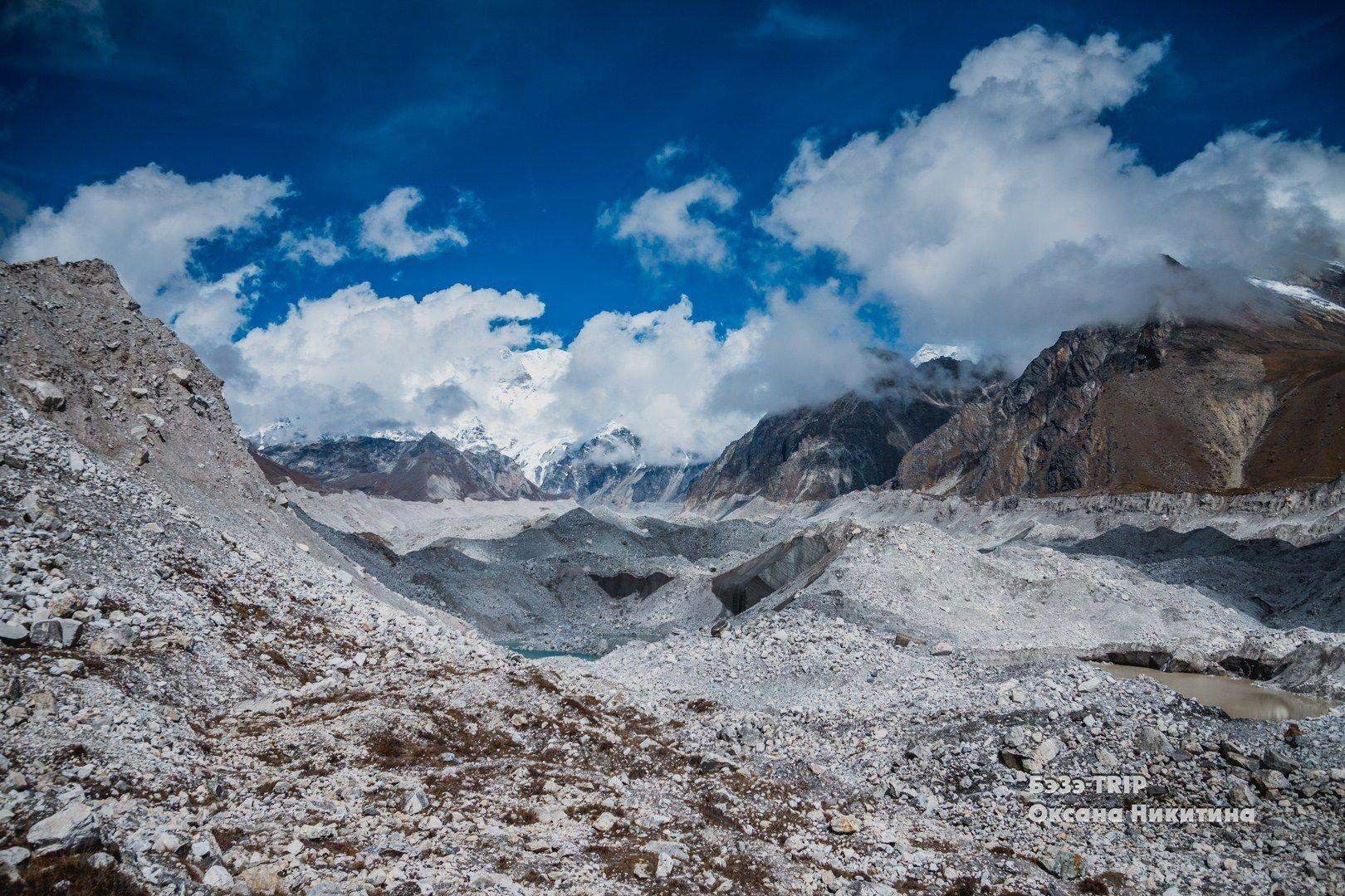 Ледопад Кхумбу фото с космоса