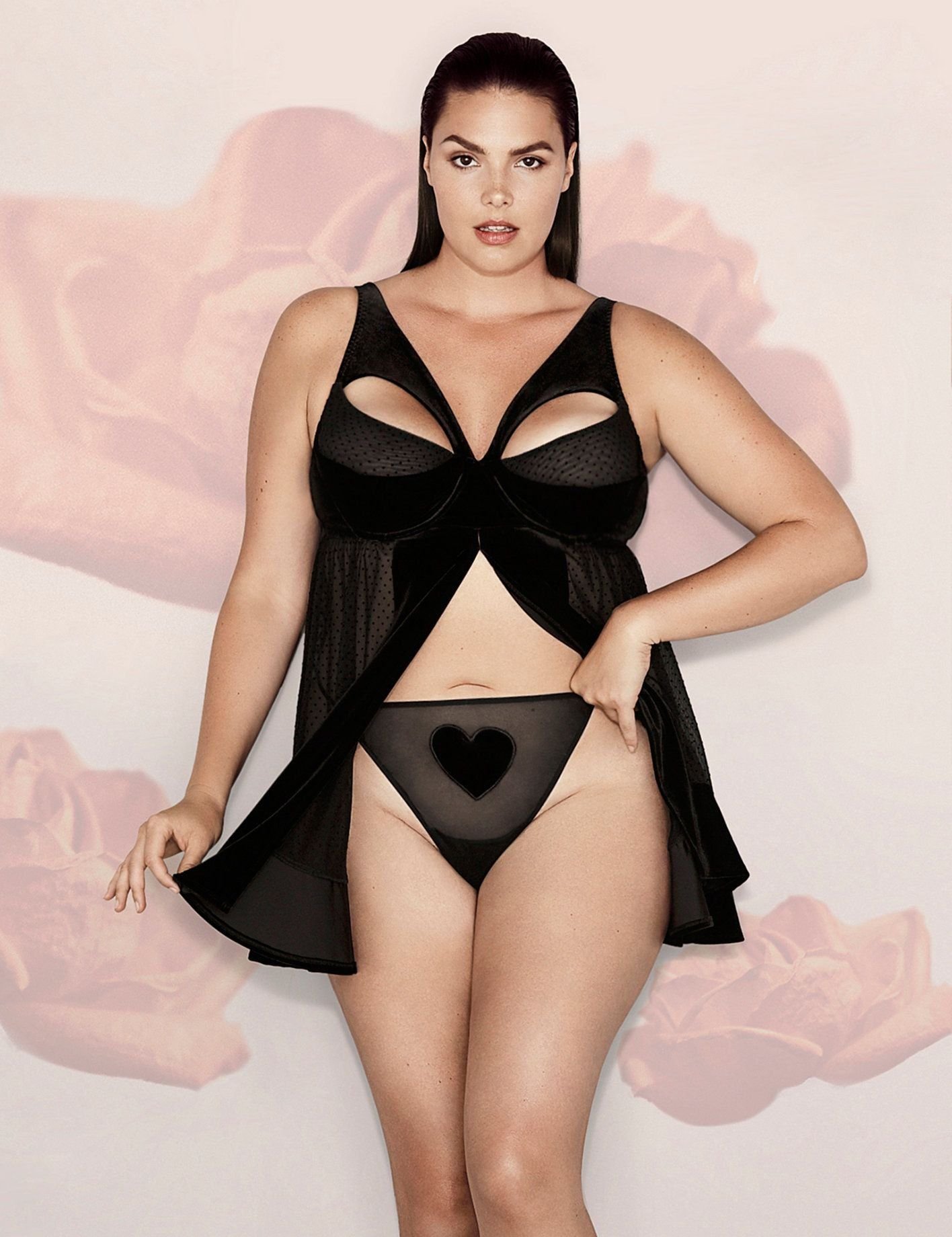 Кэндис хаффин модель plus size фото