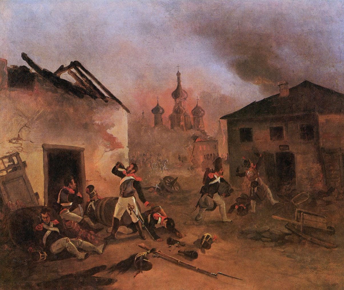 Пожар в москве 1812 картина