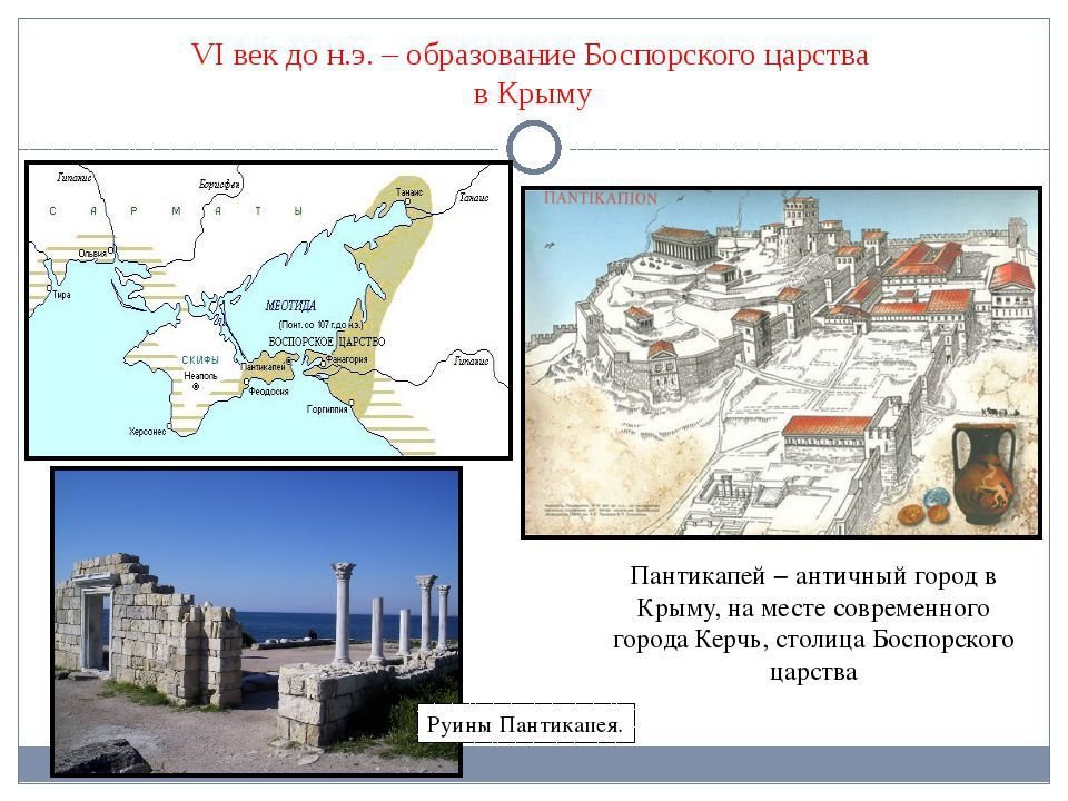 Карта боспорского царства