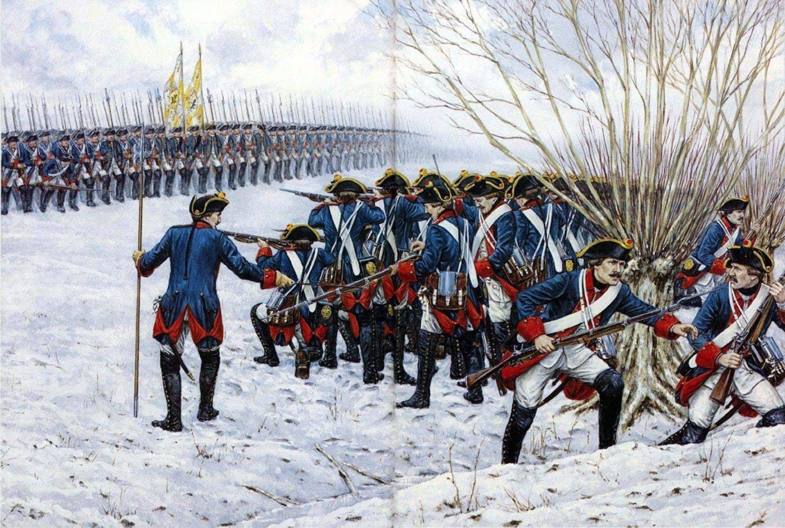 Линейная пехота России 18 века