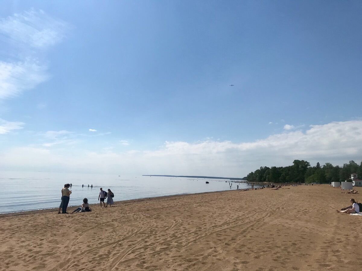 Липовский пляж финский залив