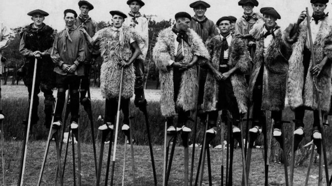 Зачем французские пастухи до XX века ходили на ходулях