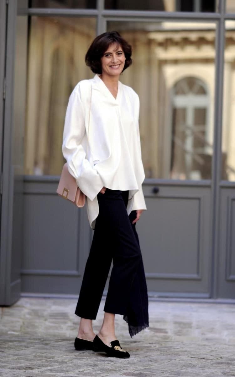Французский стиль в одежде для женщин 50 лет