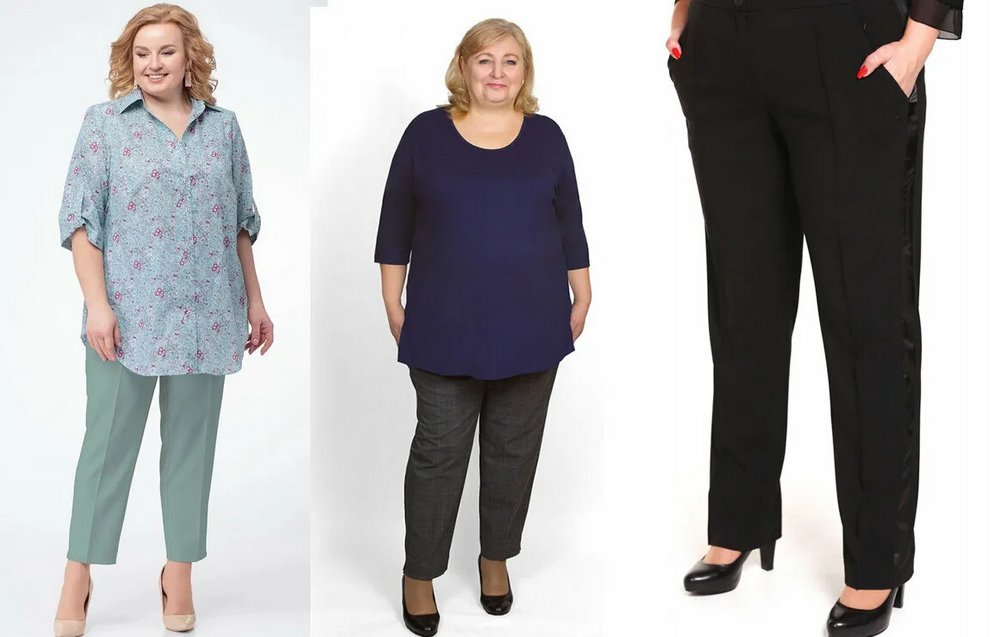 Какие брюки носить полным женщинам маленького роста с животом
