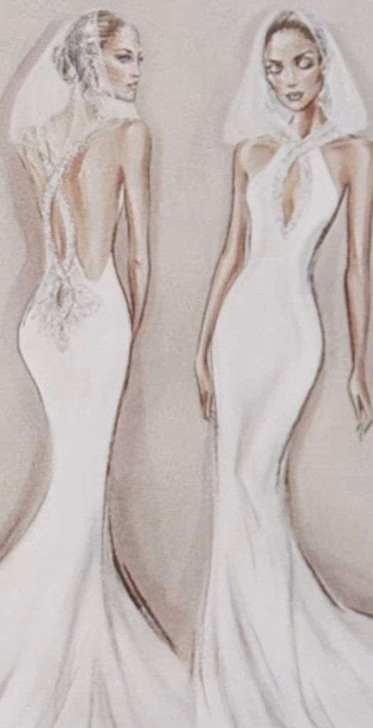 J Lo's three wedding dresses: which one is better?  Ksenia Kuznetsova