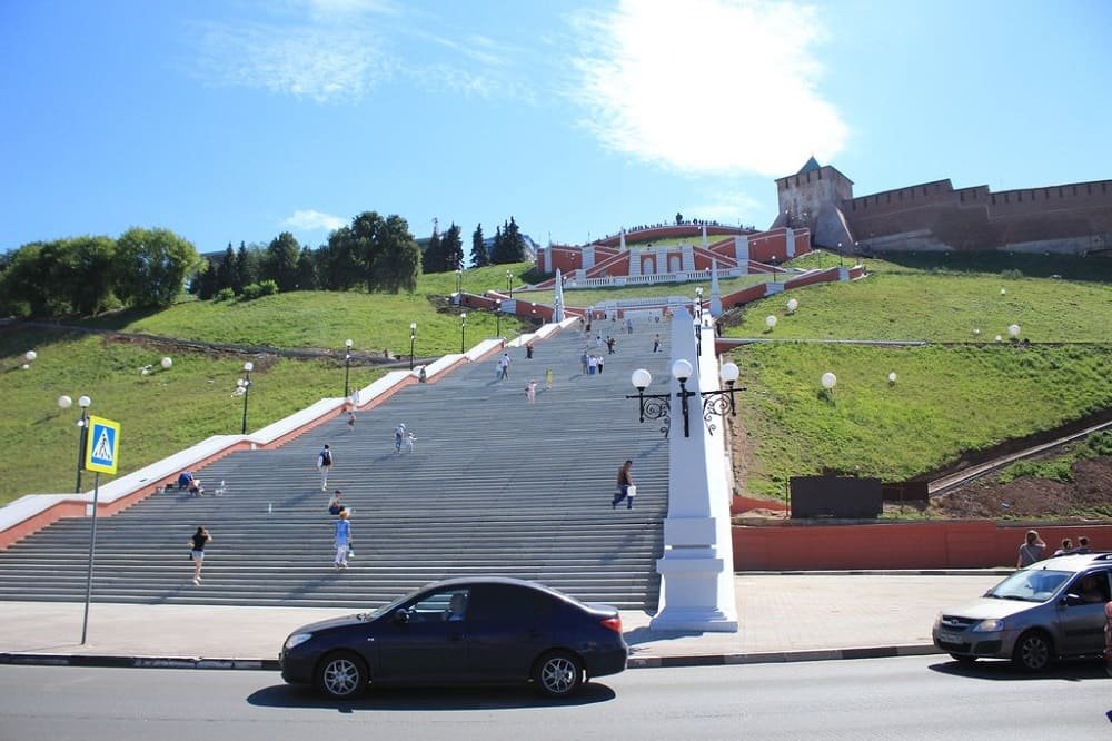 Картинки чкаловской лестницы нижнего новгорода