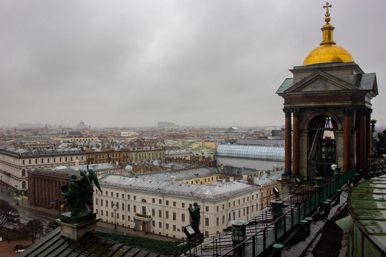 смотровая площадка в исаакиевском соборе