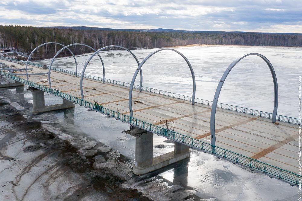 Новый мост в нижнем тагиле через пруд на карте