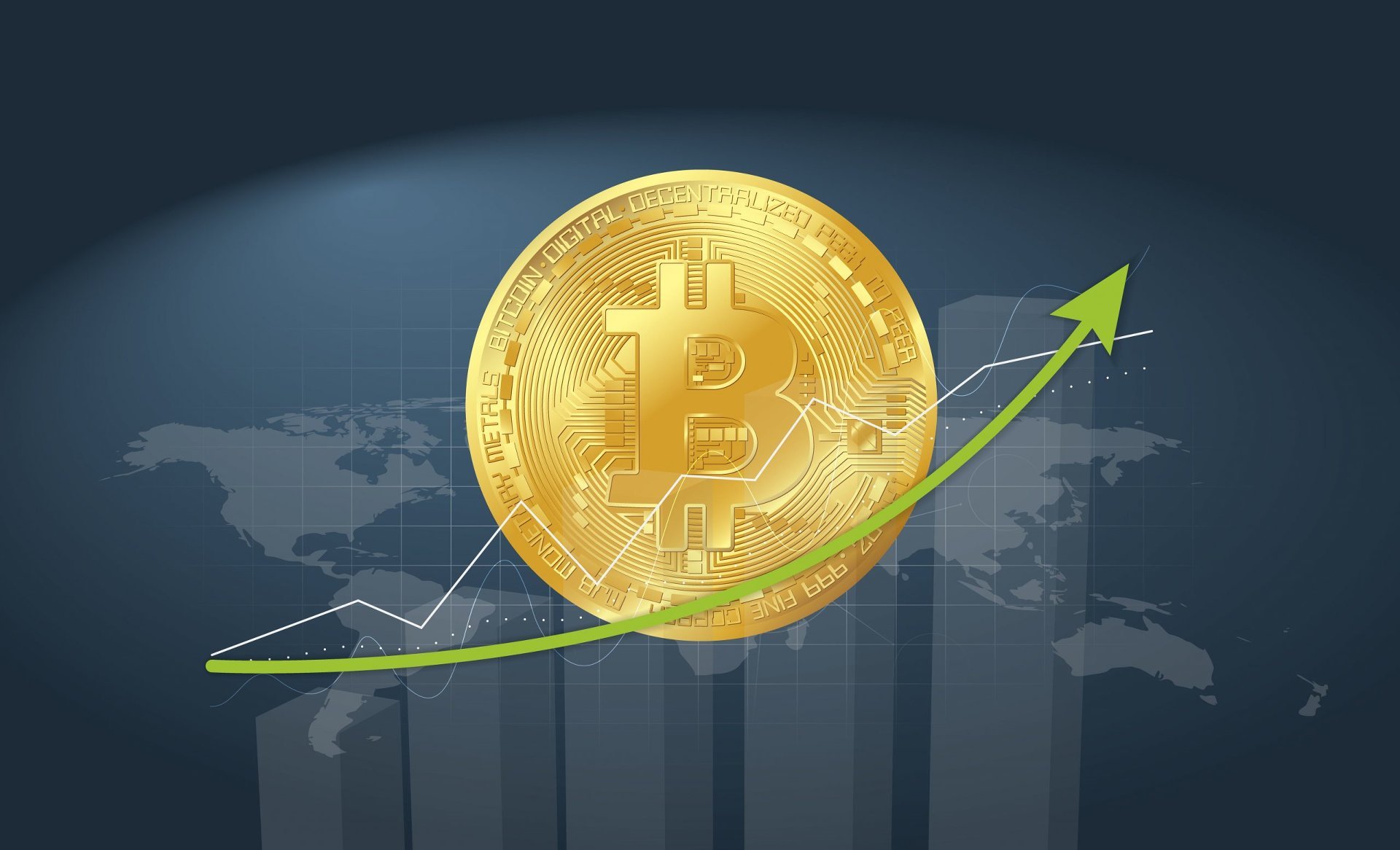 Bitcoin price growth investing in cryptocurrency ripple