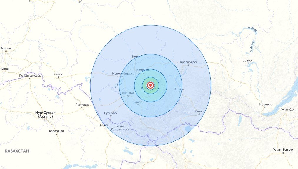 Карта землетрясений ставропольский край