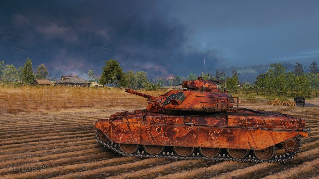 Новый 2D-стиль "Пламень" из обновления 1.9.1 World of Tanks WOT E...