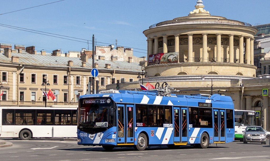 Фото троллейбуса санкт петербург