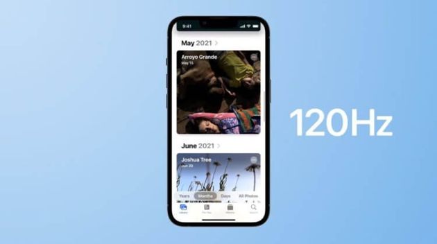 Finally we got to 120 Hz in the iPhone.  Android lovers are still laughing at us.
