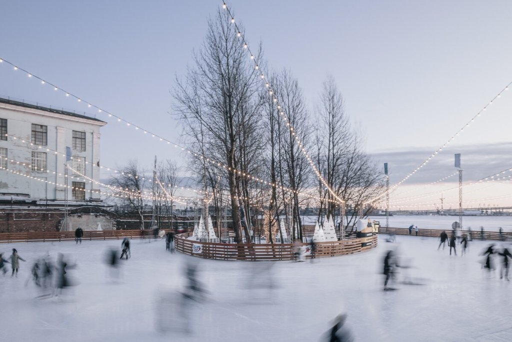Каток у моря спб