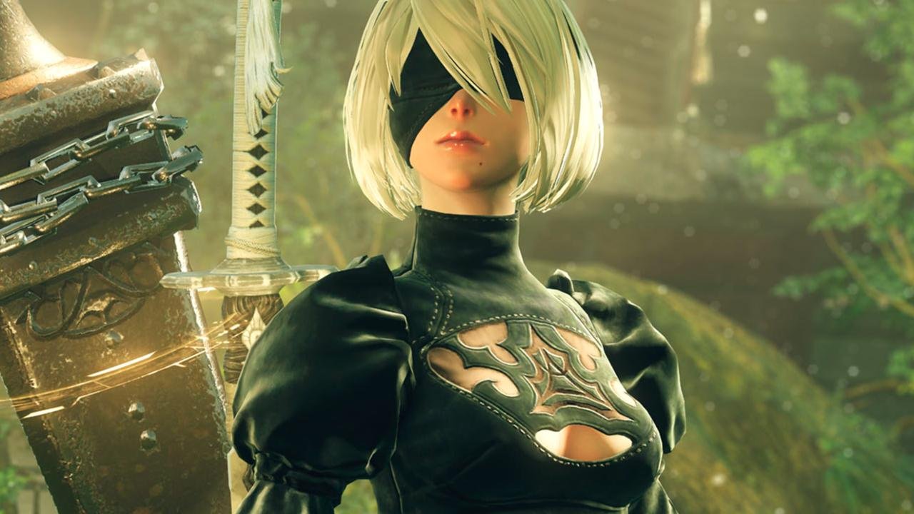 Nier automata почему завязаны глаза