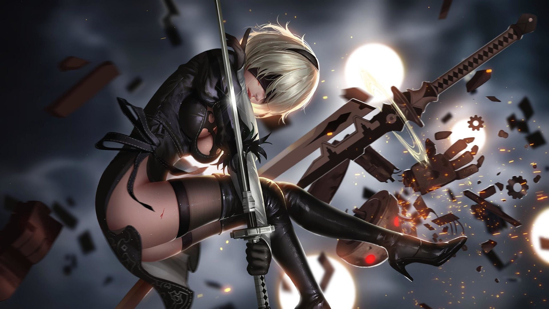 2b неон NIER