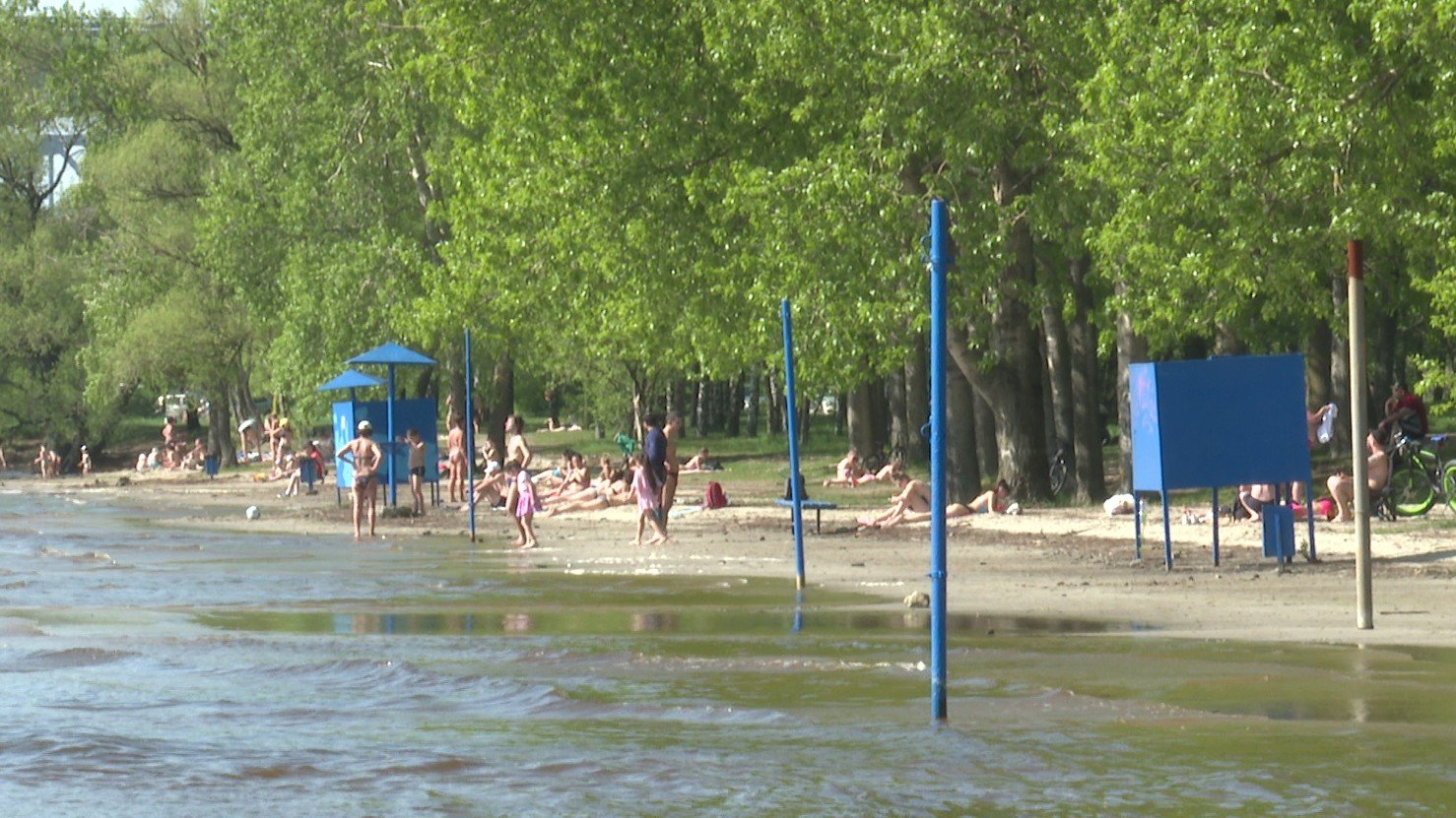 Городской пляж Ярославль Центральный