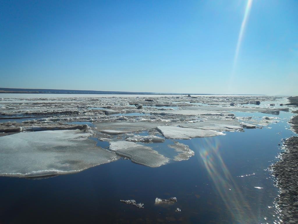 Ледоход на реке лена