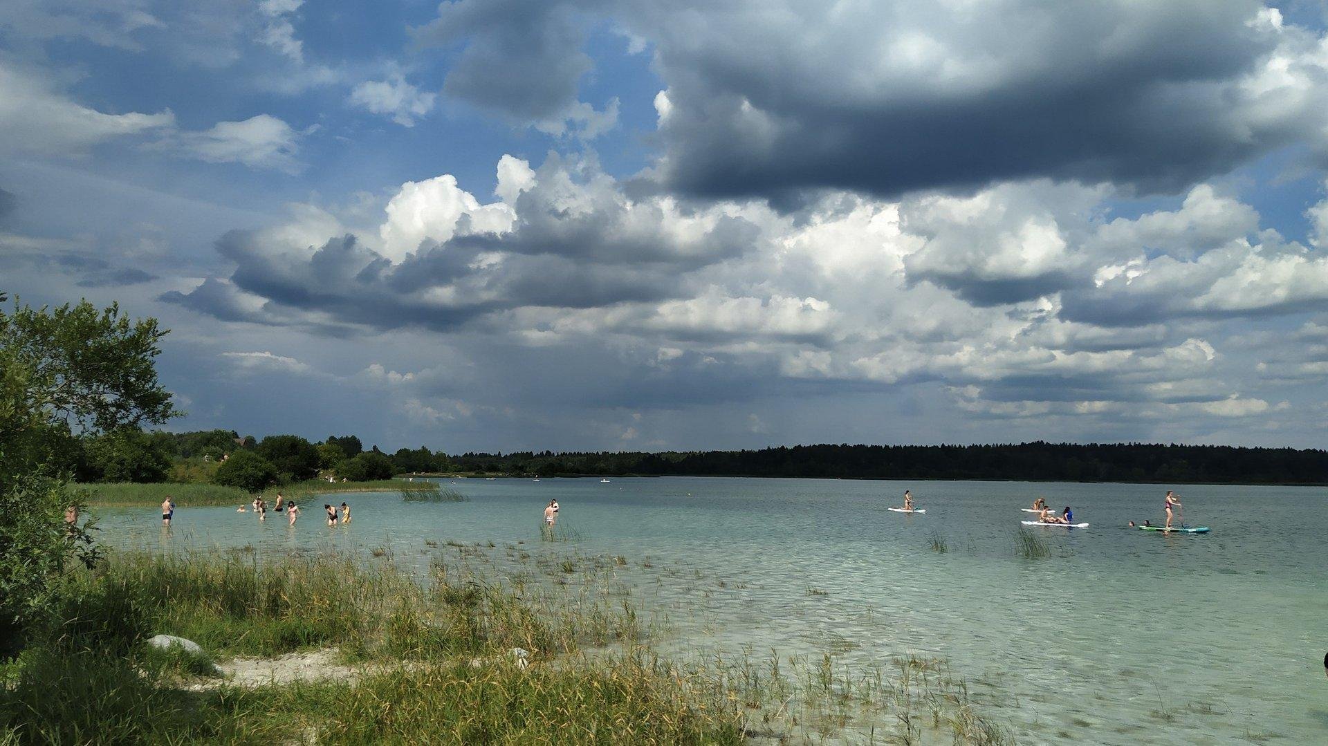 Озеро Донцо пляж
