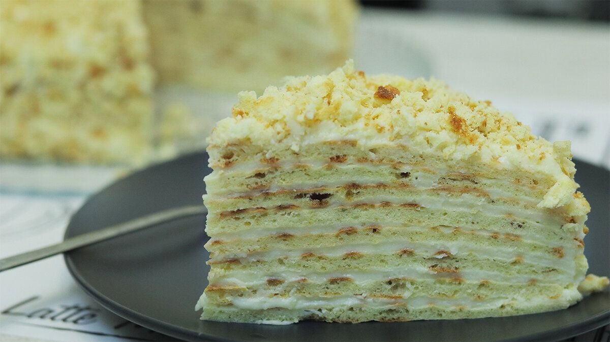 Творожный торт на сковородке