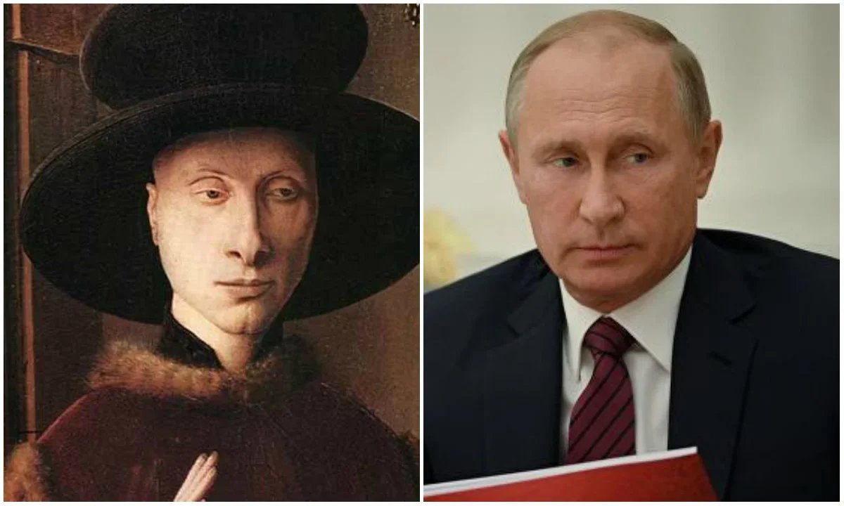 Картина ван эйка с путиным