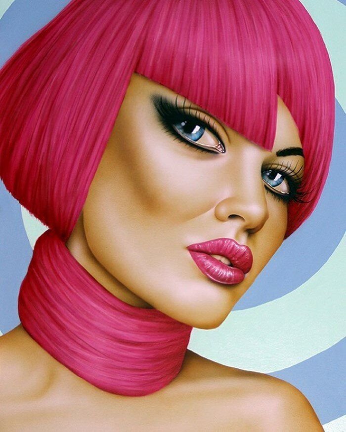 Художник Scott Rohlfs и портреты красоток