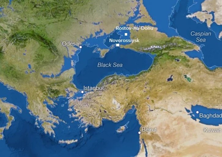 Карта затопления Америки