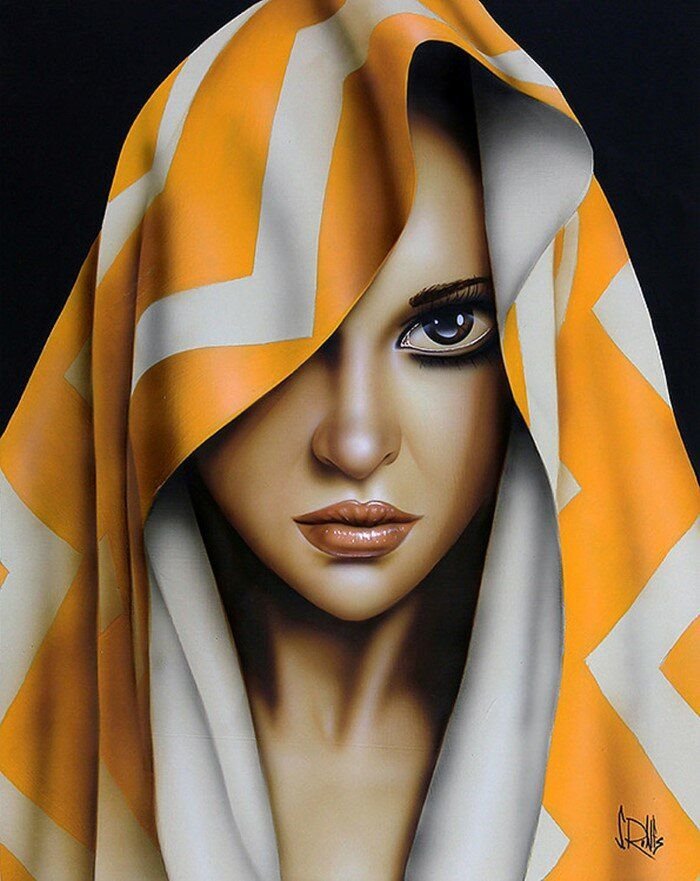 Художник Scott Rohlfs и портреты красоток
