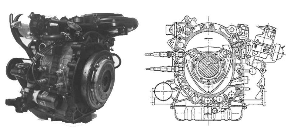 Роторный двигатель мазда принцип работы