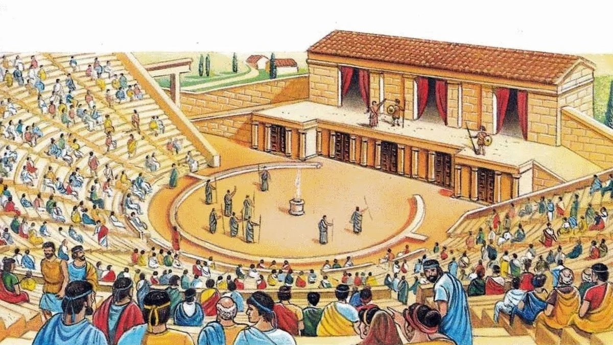 Древнегреческий театр в Греции