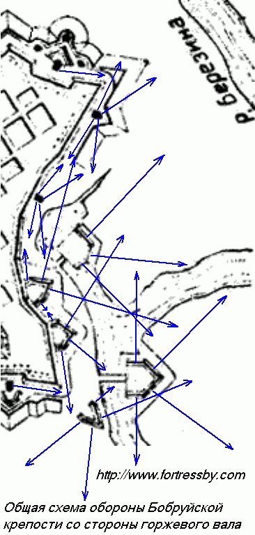 Схема бобруйской крепости