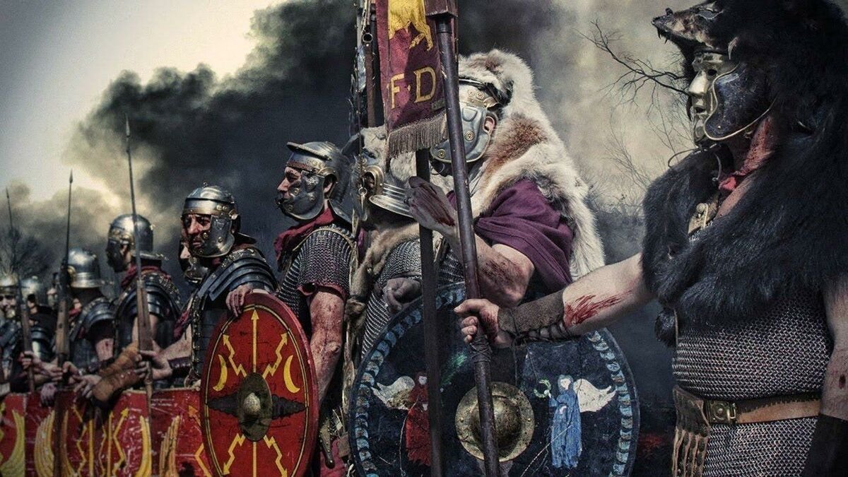Римский легионер Центурион битва Art