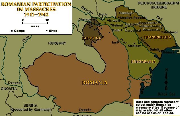 Карта румынии 1942