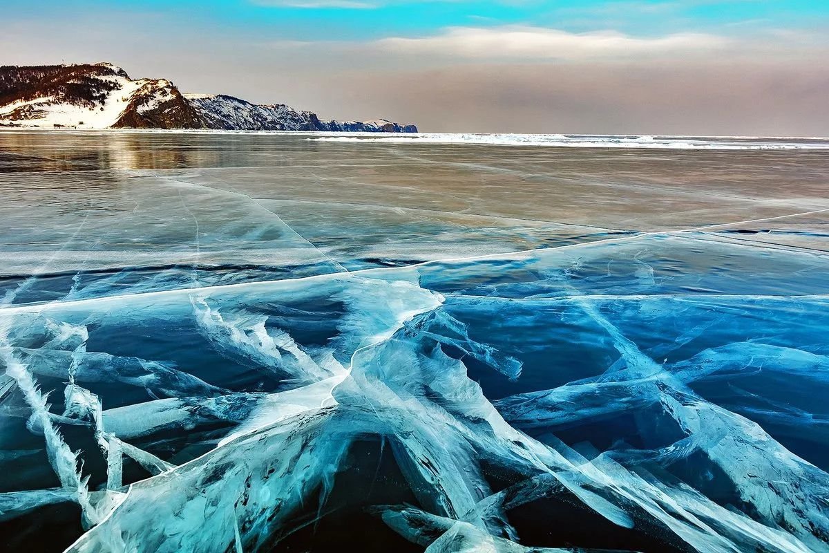 как замерзает море