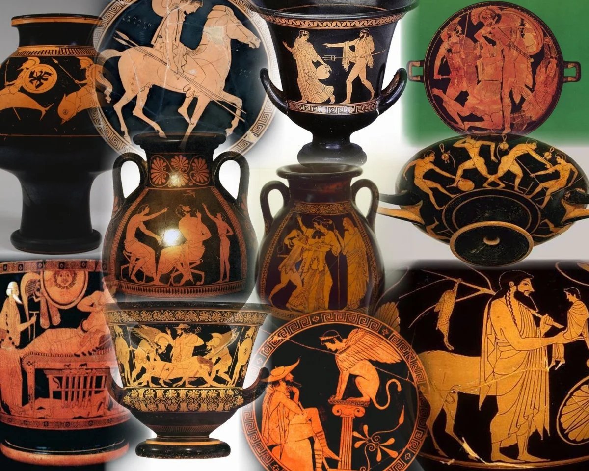 Древнегреческая керамика вазопись