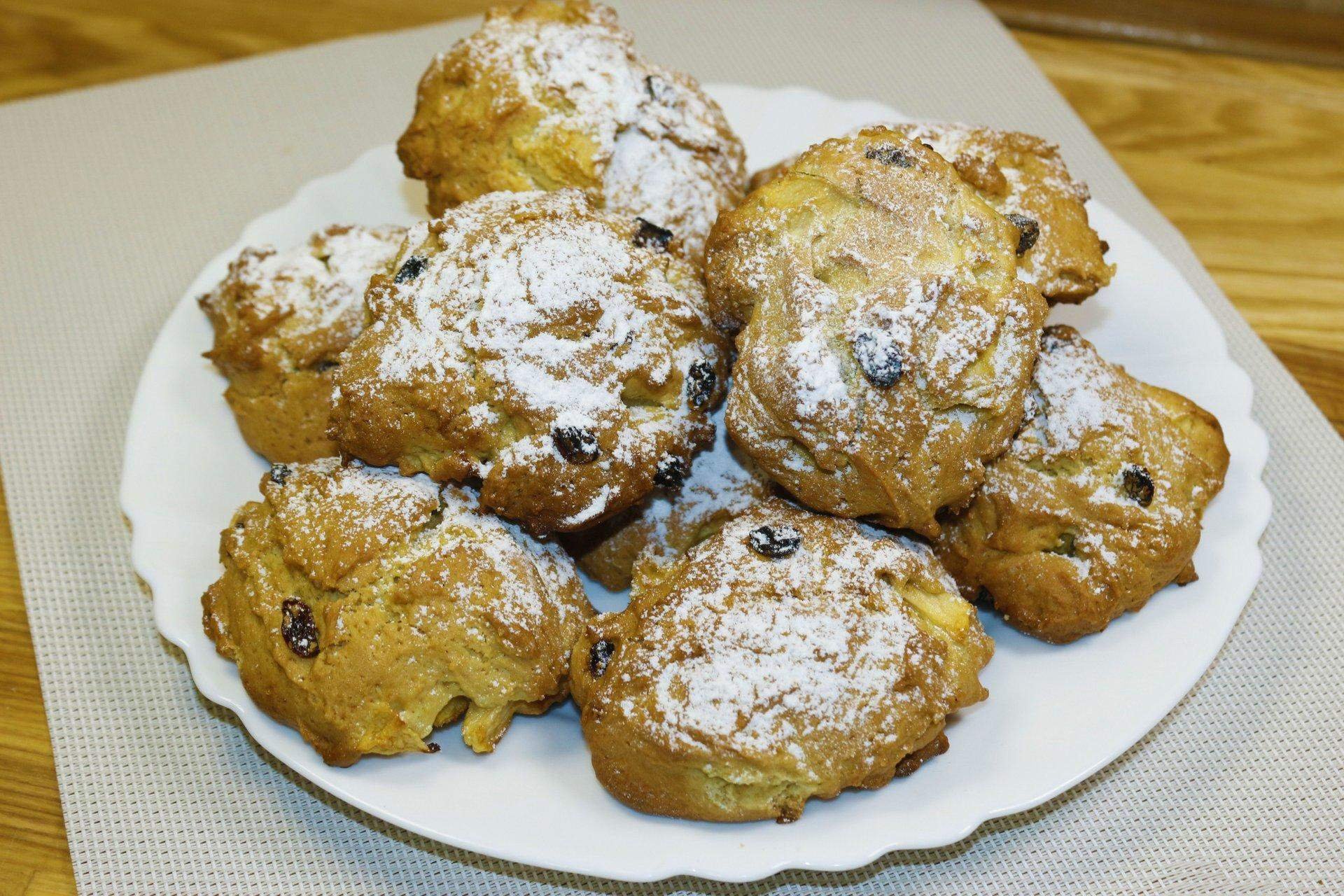 Рецепт печенья французского с изюмом