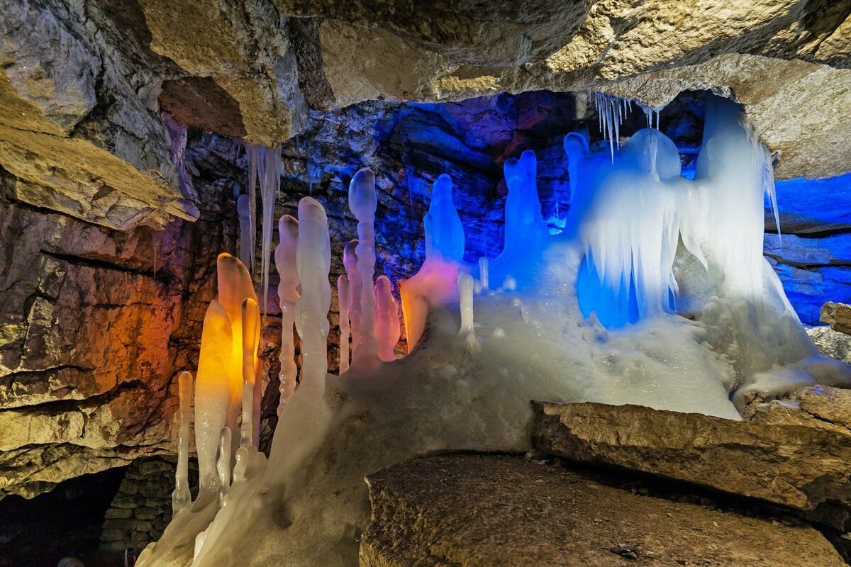 Кунгурская ледяная пещера красивые фото