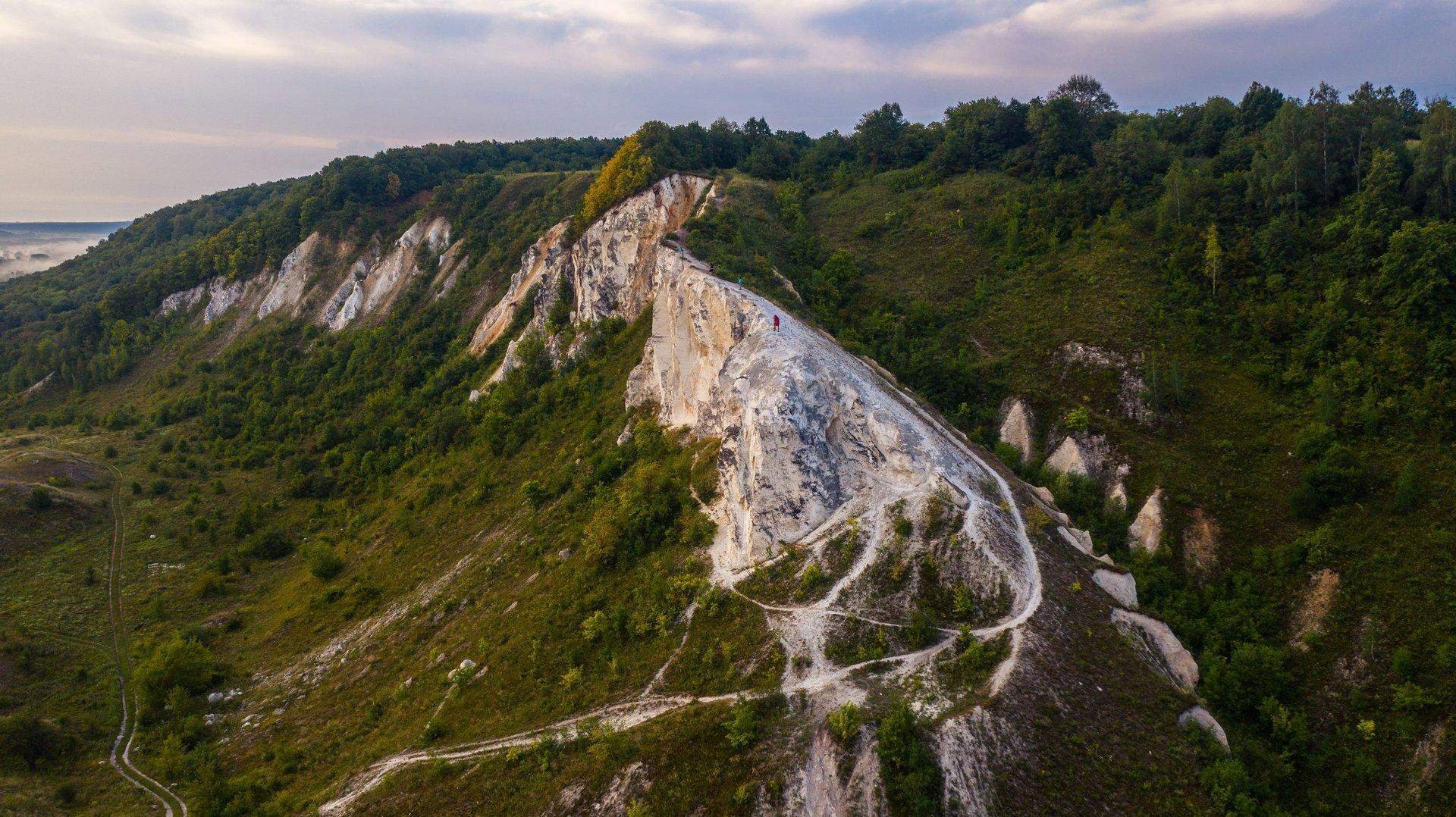 Меловые скалы в Сторожевом, Воронежская область