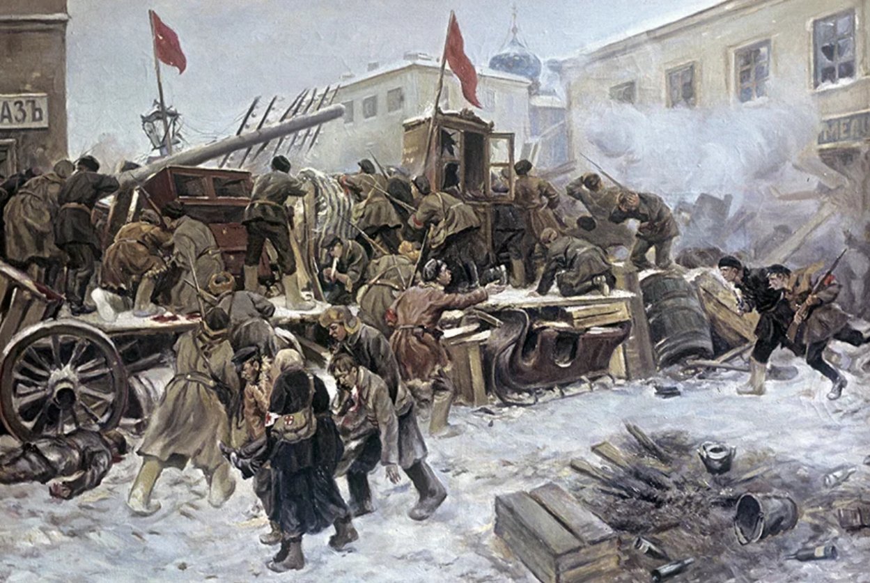 Годы первой революции. Революция 1905-1907 гг. Декабрь 1905 вооруженное восстание в Москве. Красная Пресня 1905 восстание. Бои на красной Пресне 1905.