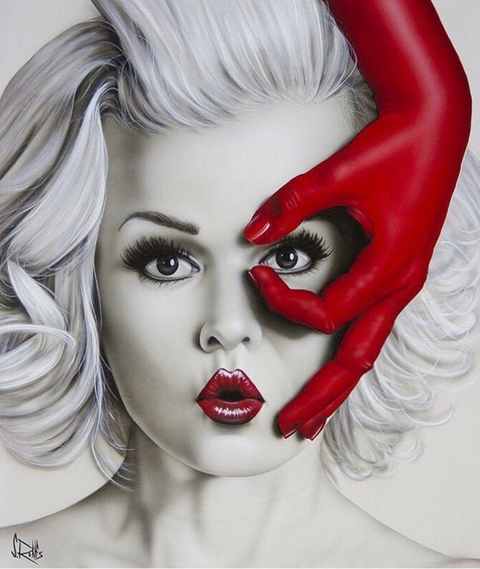 Художник Scott Rohlfs и портреты красоток